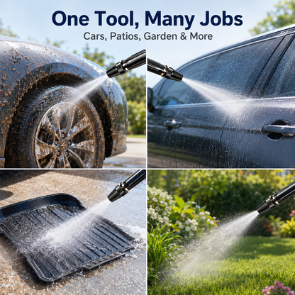 🔥🌊 Powerful High-Pressure Water Gun for Car Cleaning